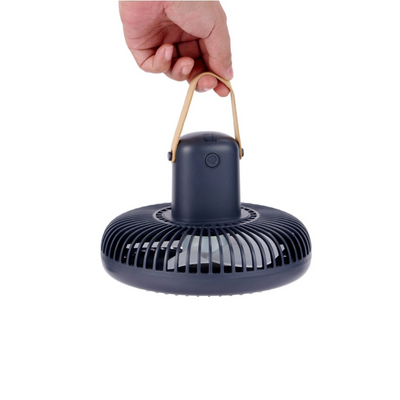 Portable and Detachable Desk Fan with Light