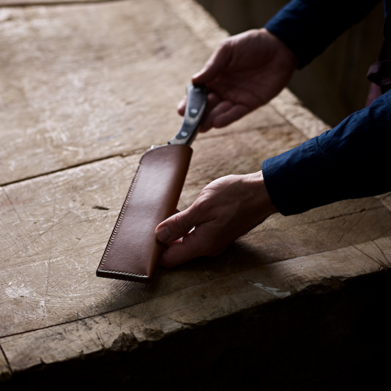 Dry Waxed Cotton Knife Roll Adeum