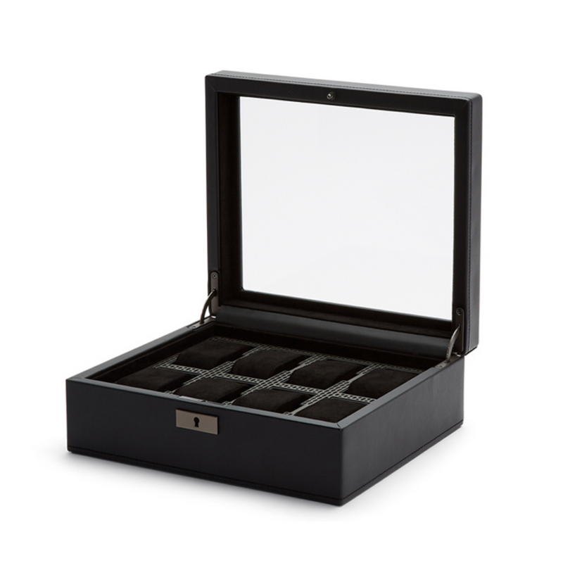 8PC Watch Box Black