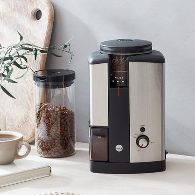 Wilfa Svart Aroma Precision Coffee Grinder (Silver) Adeum