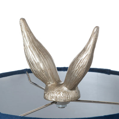 Hare Table Lamp With Velvet Shade Adeum