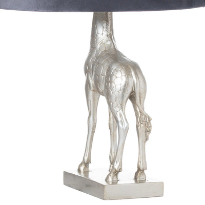 Antique Gold Giraffe Lamp With Velvet Shade Adeum