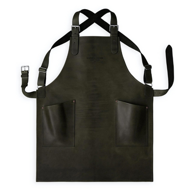 Slate Ragleth Bespoke Leather Apron