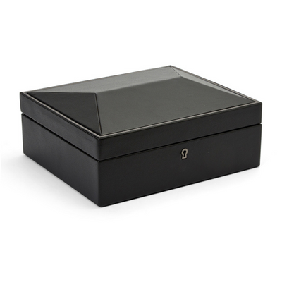 Black BRITISH RACING 8PC Watch Box