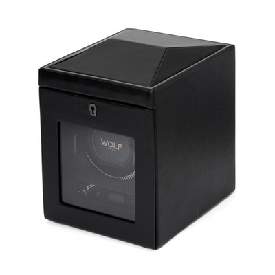 Black BRITISH RACING Single Watch Winder