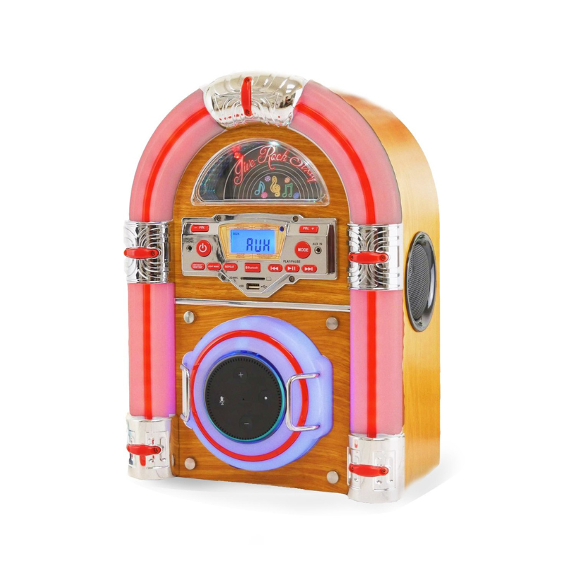 Jive Rock Sixty LAX Jukebox (Including Built in Alexa Dot) Adeum