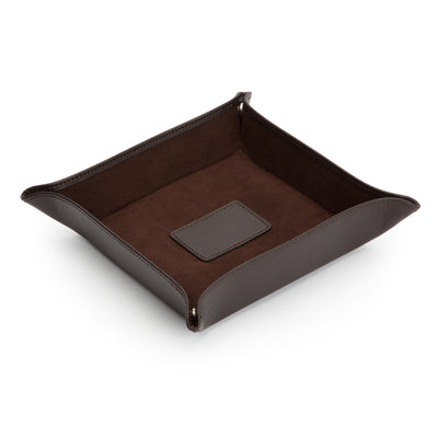 Brown Leather Coin Tray