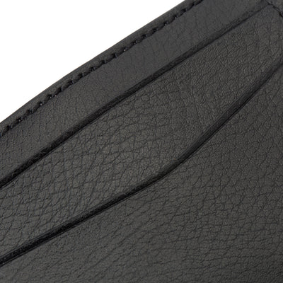 Leather Credit Card Case Black