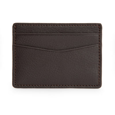 Brown Leather Credit Card Case