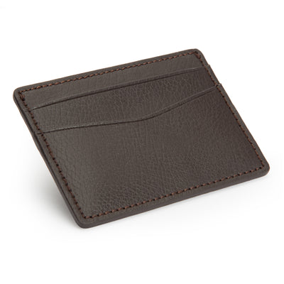 Brown Leather Credit Card Case