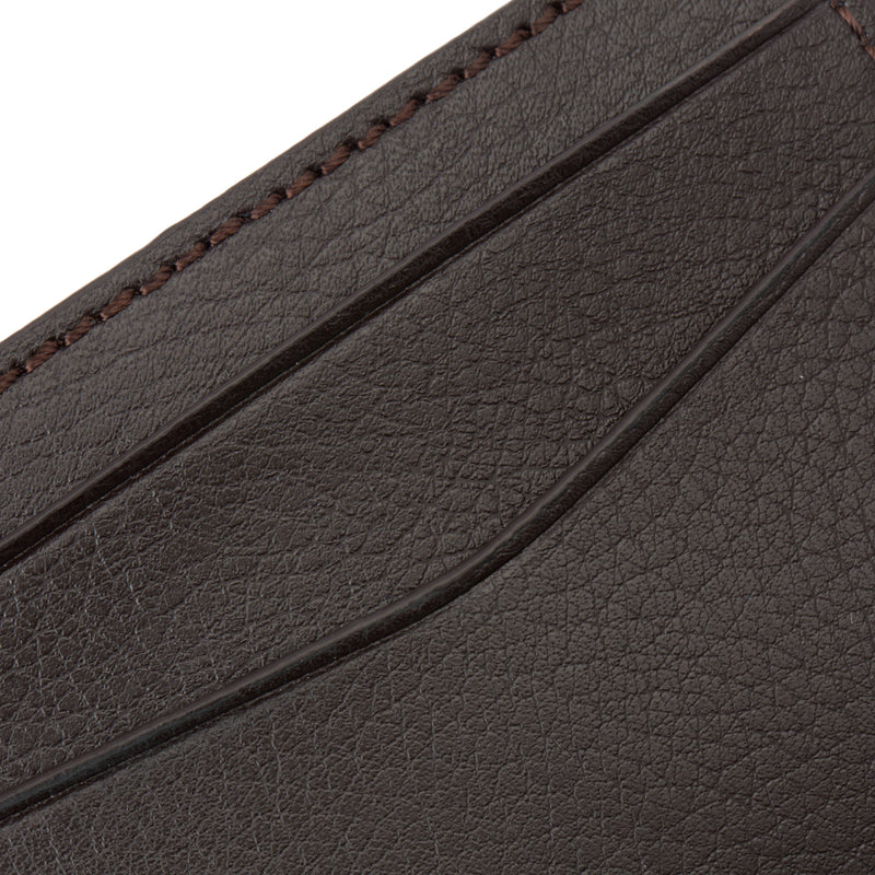 Brown Leather Credit Card Case