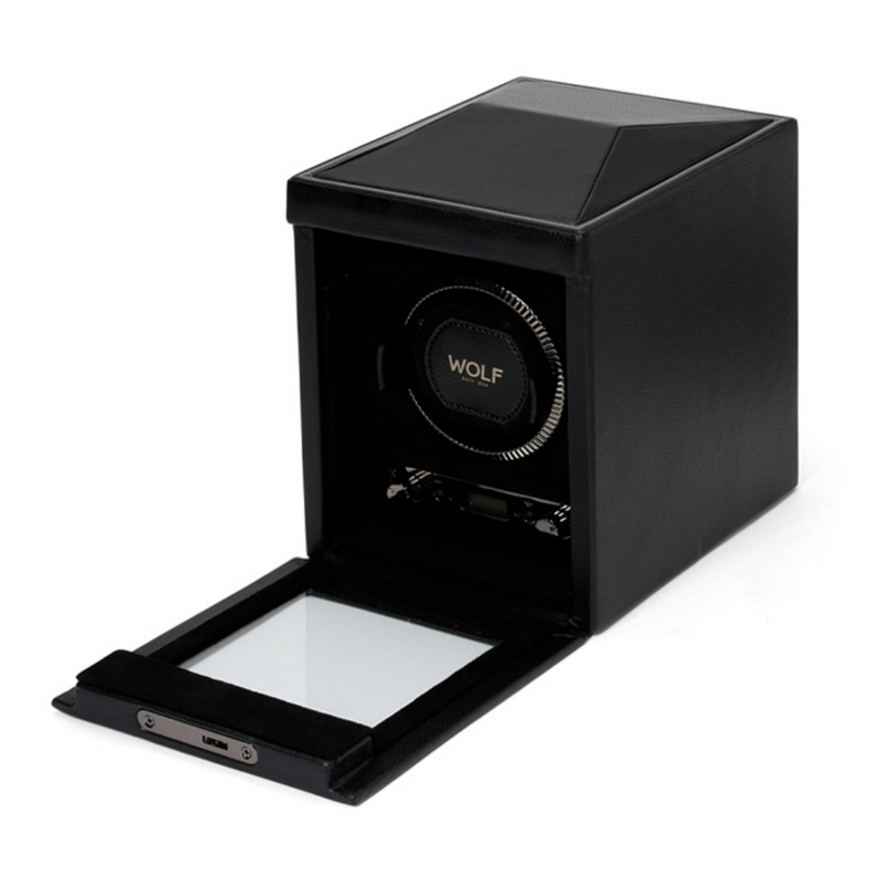 Black BRITISH RACING Single Watch Winder