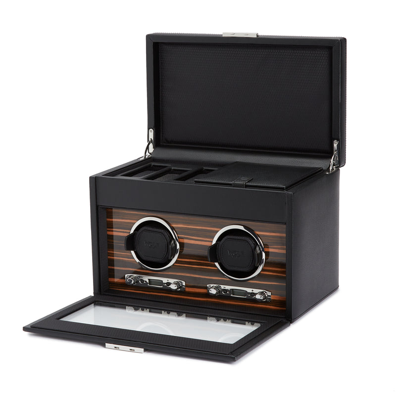 ROADSTER Double Watch Winder with Storage