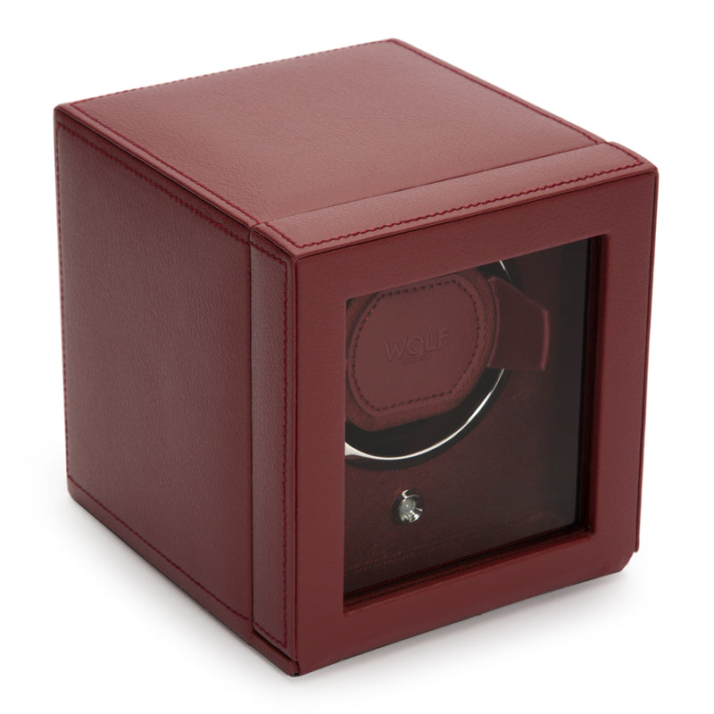 Bordeaux CUB Single Watch Winder with Cover