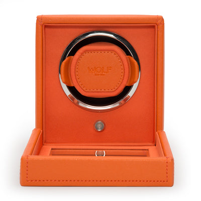 Orange CUB Single Watch Winder with Cover