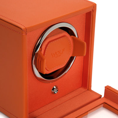 Orange CUB Single Watch Winder with Cover