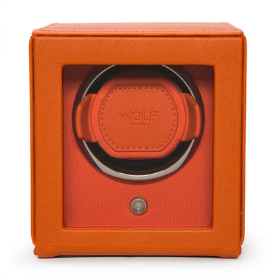 Orange CUB Single Watch Winder with Cover