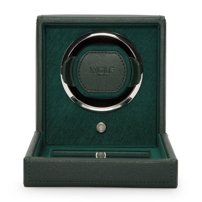 Green CUB Single Watch Winder with Cover