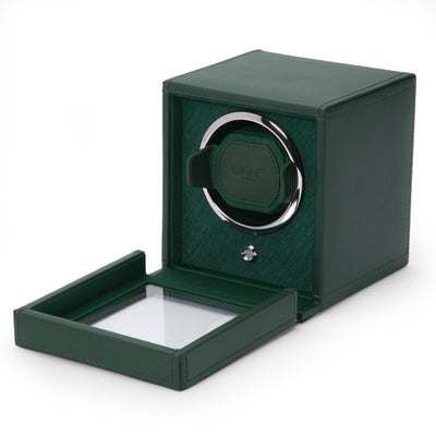 Green CUB Single Watch Winder with Cover