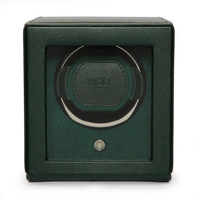 Green CUB Single Watch Winder with Cover