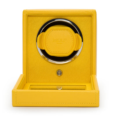 Yellow CUB Single Watch Winder with Cover