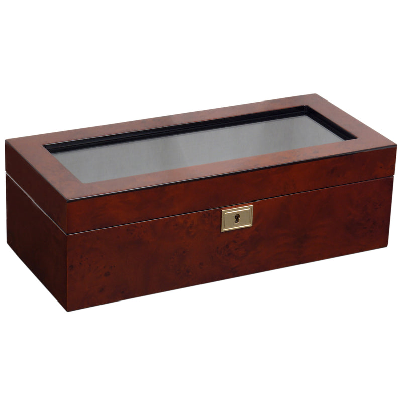 Burlwood SAVOY 5PC Watch Box