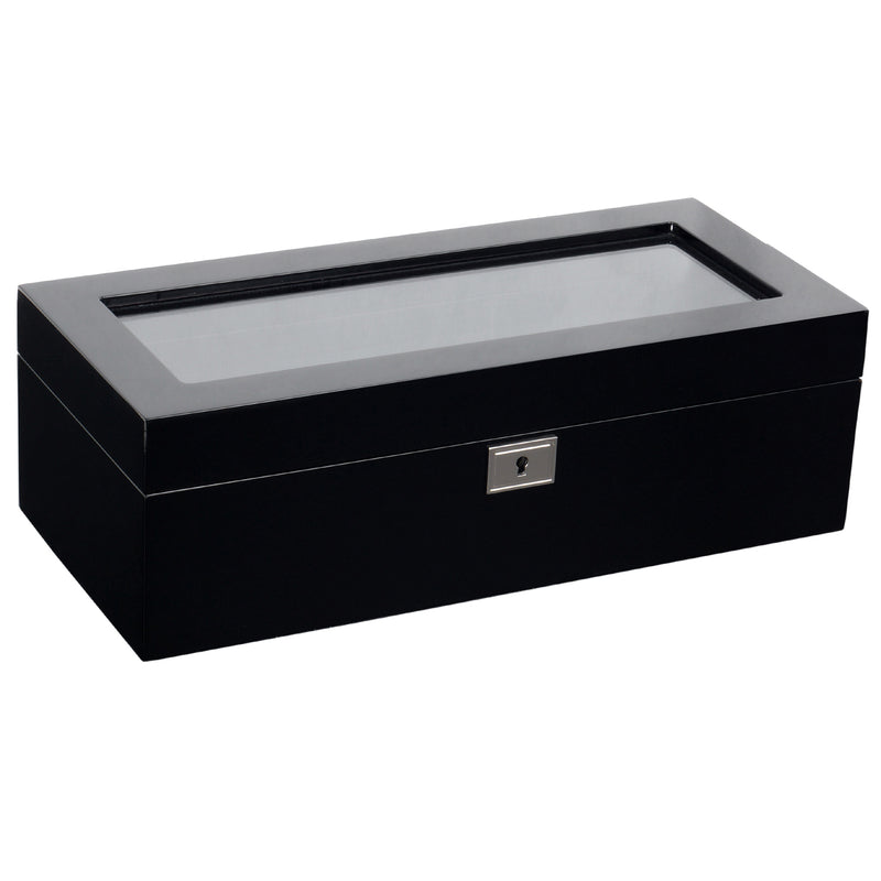 Black SAVOY 5PC Watch Box