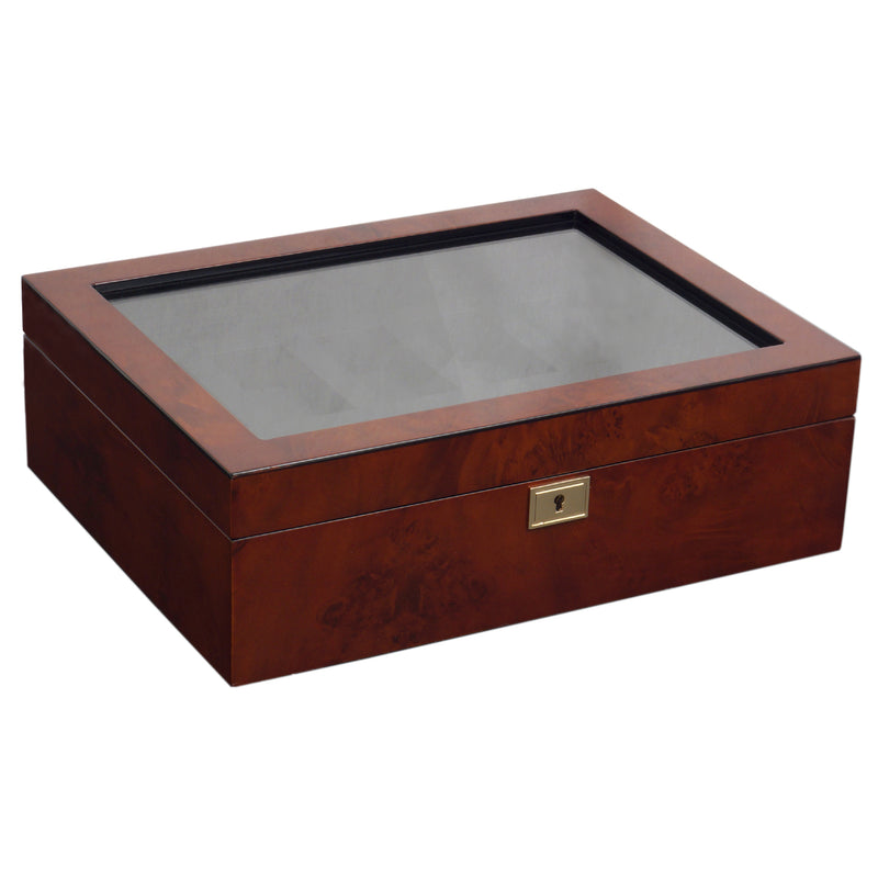 Burlwood SAVOY 10PC Watch Box