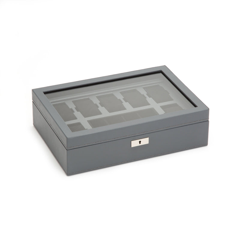 Grey HOWARD 7PC Watch Box with Storage