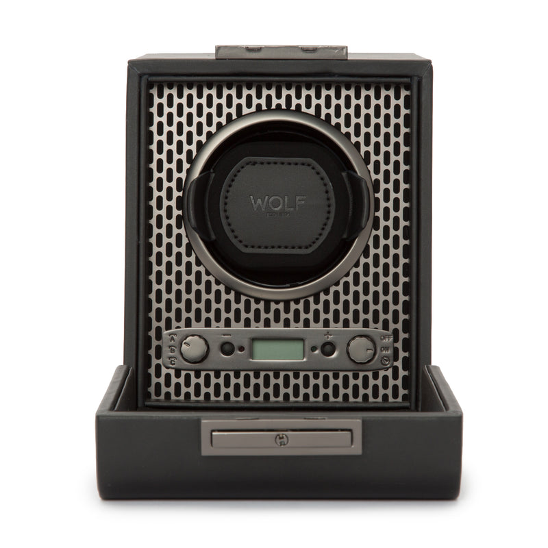 Single Watch Winder Black