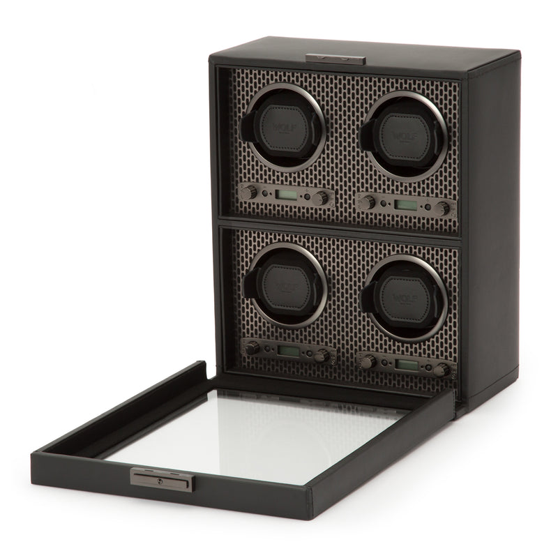 4PC Watch Winder Black