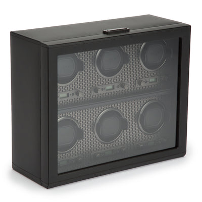 6PC Watch Winder Black