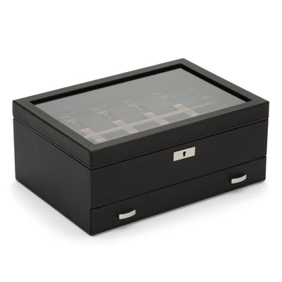 ROADSTER 10PC Watch Box with Drawer