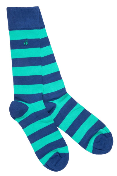 Striped Bamboo Sock Bundle - Four Pairs Adeum