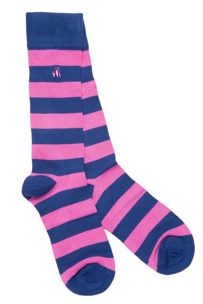 Striped Bamboo Sock Bundle - Four Pairs Adeum