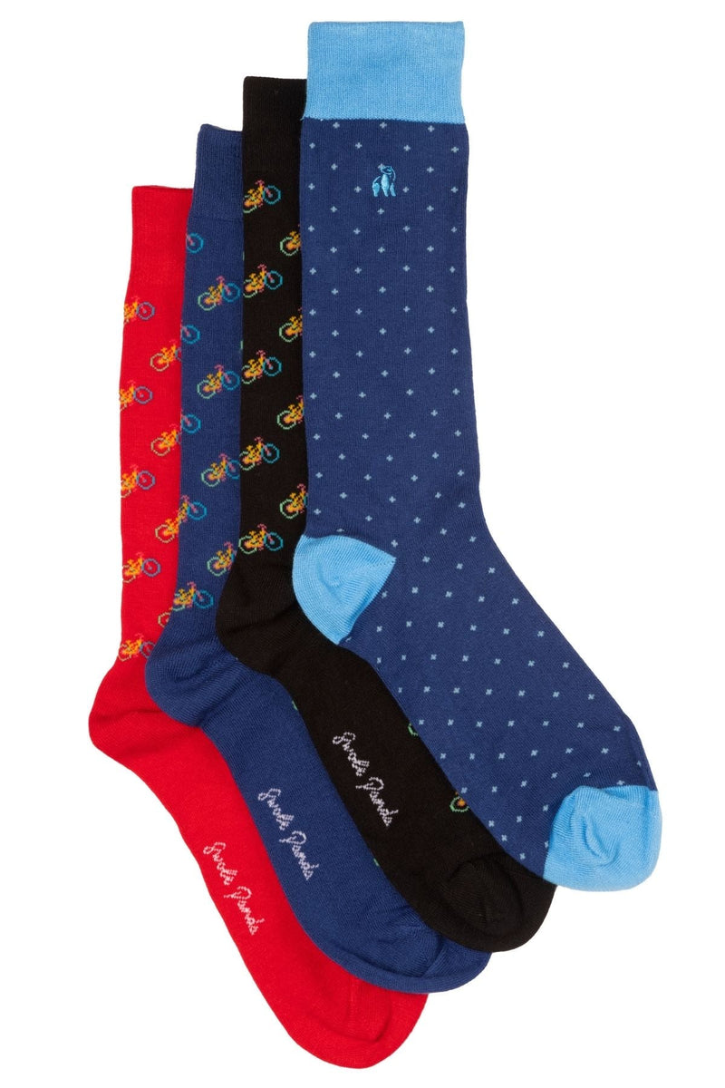 Bicycle Sock Bundle - Four Pairs Adeum