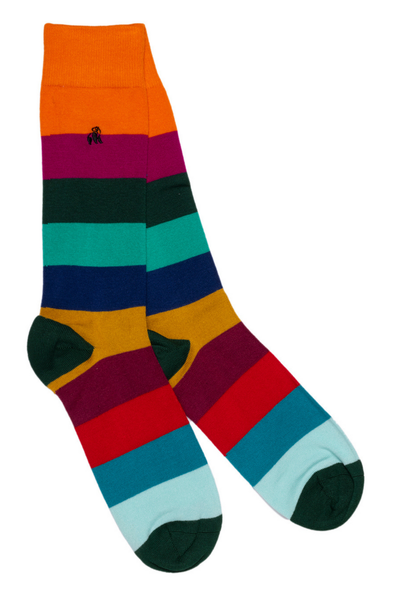 Narrow Stripe Sock Bundle - Four Pairs Adeum