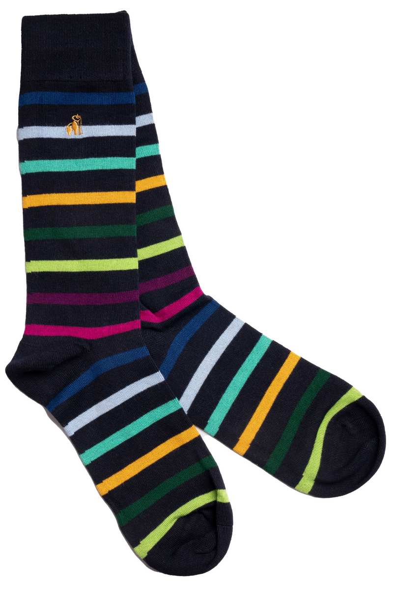 Narrow Stripe Sock Bundle - Four Pairs Adeum