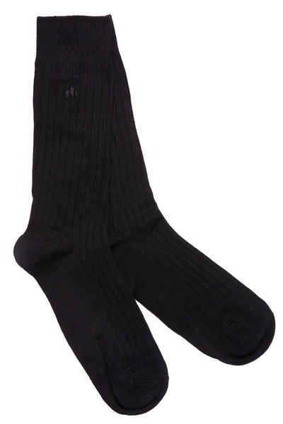 Plain Comfort Cuff Bamboo Sock Bundle - Four Pairs Adeum