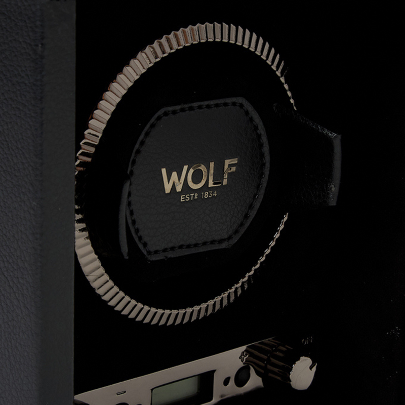 Black BRITISH RACING Single Watch Winder