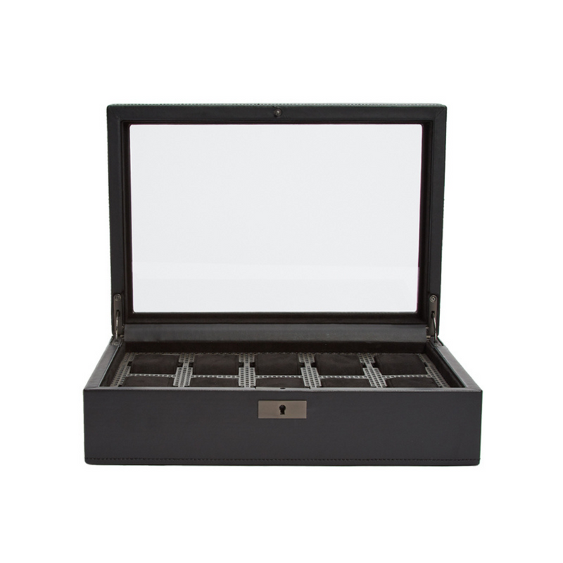 10PC Watch Box Black