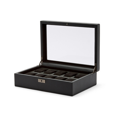 10PC Watch Box Black