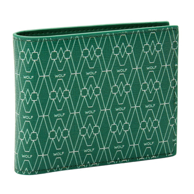 SIGNATURE Green Billfold and Coin Wallet