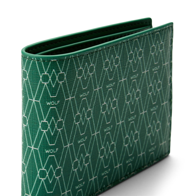 SIGNATURE Green Billfold and Coin Wallet