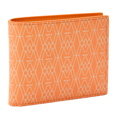 SIGNATURE Orange Billfold and Coin Wallet