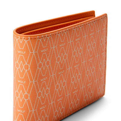 SIGNATURE Orange Billfold and Coin Wallet