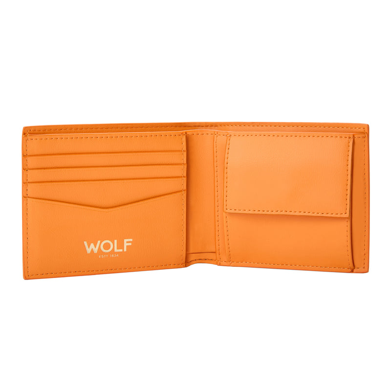 SIGNATURE Orange Billfold and Coin Wallet