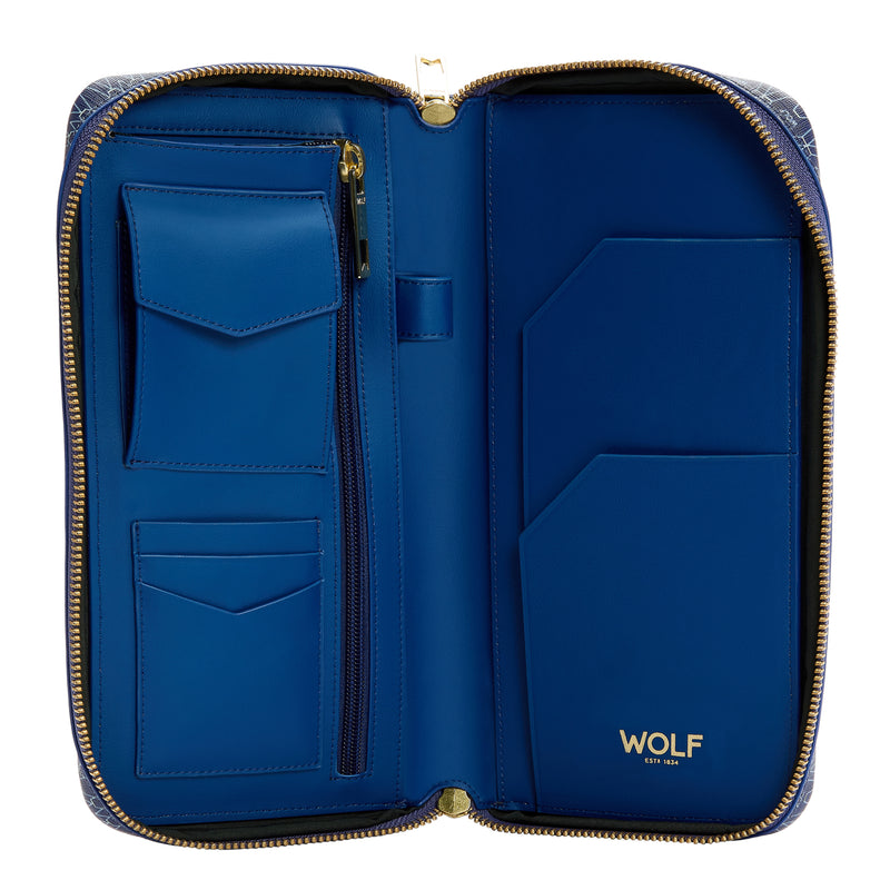 SIGNATURE Blue Travel Wallet