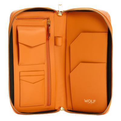 SIGNATURE Orange Travel Wallet