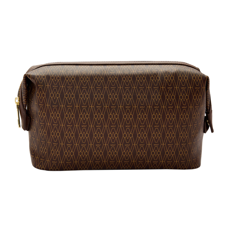 SIGNATURE Brown Wash Bag